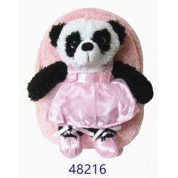 BP48216-Panda Plush Backpack